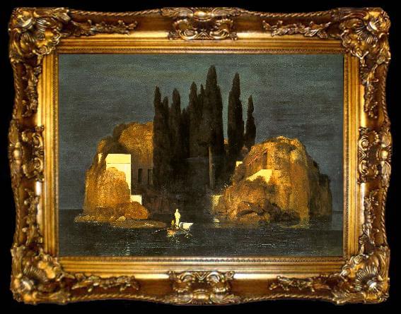 framed  Arnold Bocklin The Isle of the Dead, ta009-2